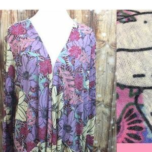 NWT New Pretty Lularoe Sarah Cardigan/Duster Large